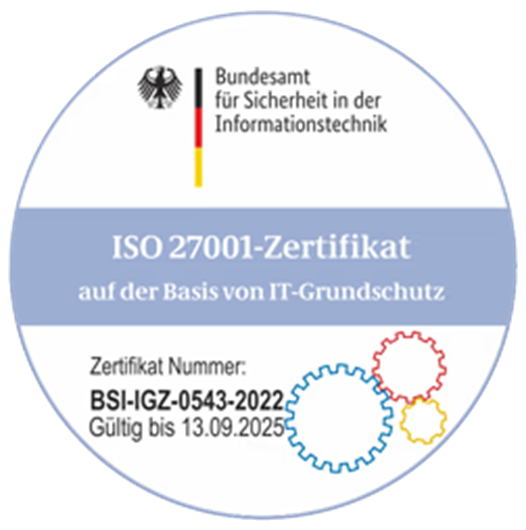 ISO 27001 Certificate